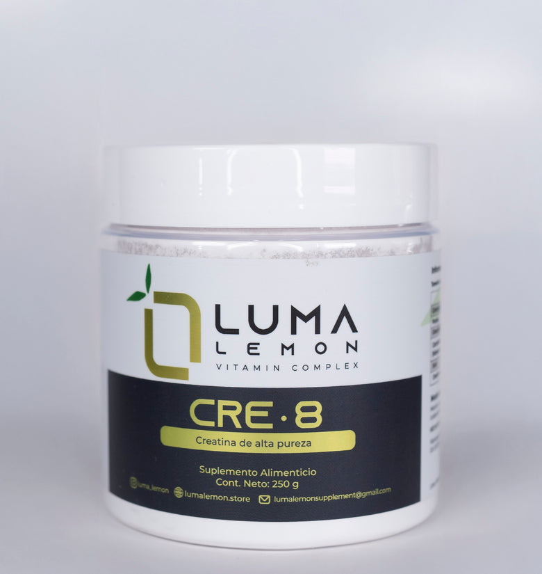 CRE 8 Creatina Monohidratada Alta Pureza